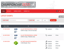 Tablet Screenshot of championchip.ee